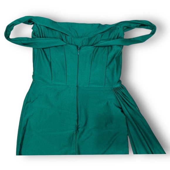 Moda Glam Jersey Corset Gown with Sash - Picture 8 of 11